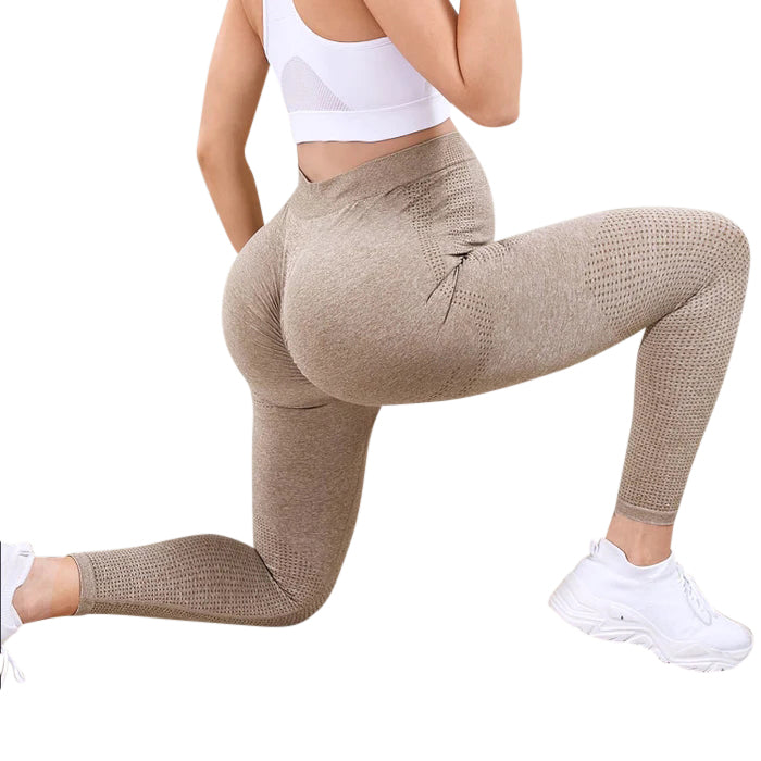 Pregnant Women's Nylon Leggings High Waist Hip Lift Fitness