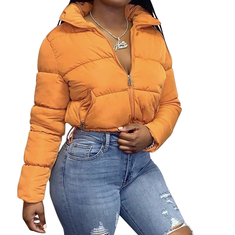 Fashion Short Coat Winter Warm Long-sleeved