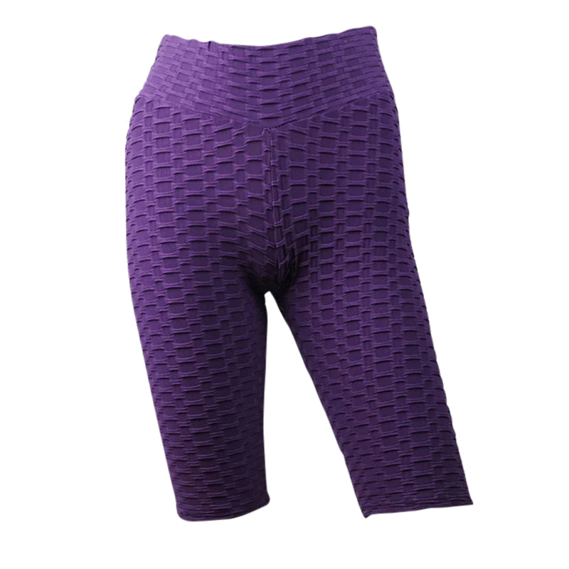 Milfness/AYW Workout Rider Honeycomb Capri Shorts Leggings high waisted nylon spandex booty lifting anti cellulite