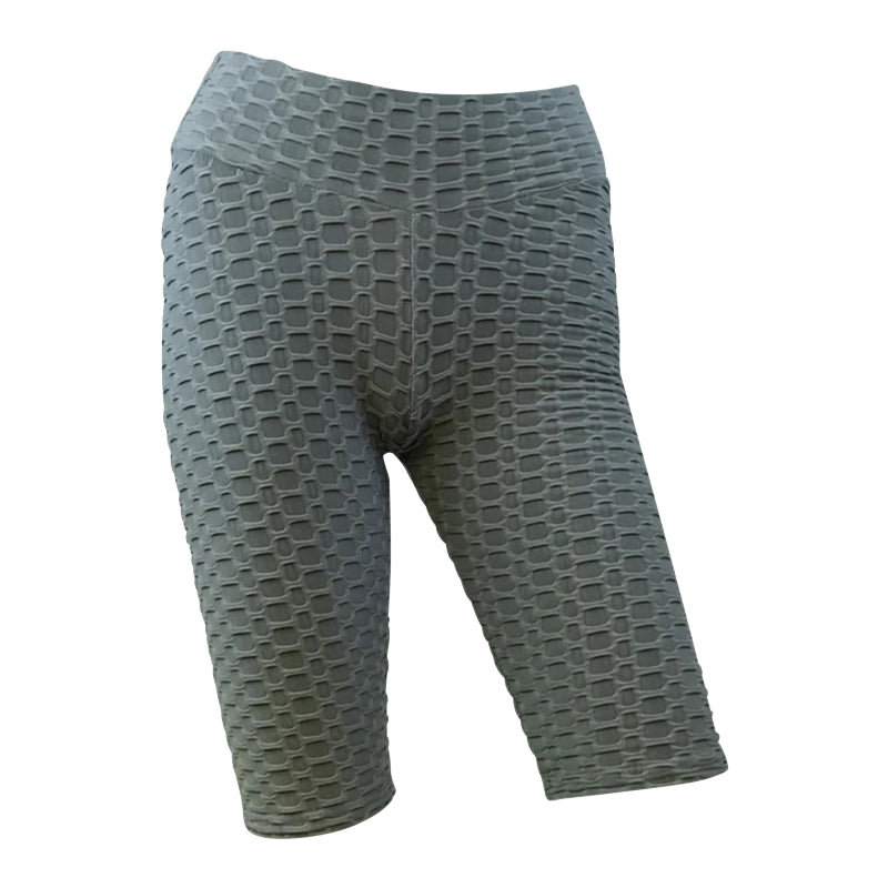 Milfness/AYW Workout Rider Honeycomb Capri Shorts Leggings high waisted nylon spandex booty lifting anti cellulite