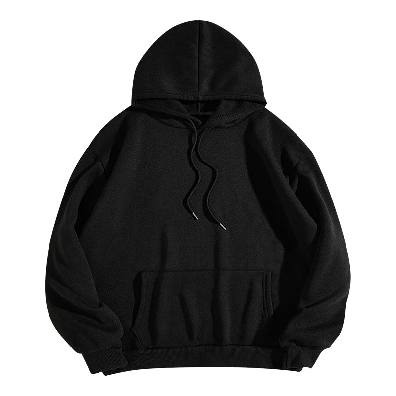Loose Sport Hoodie Do What Makes You Happy Print Sweatshirt Hooded Clothing black