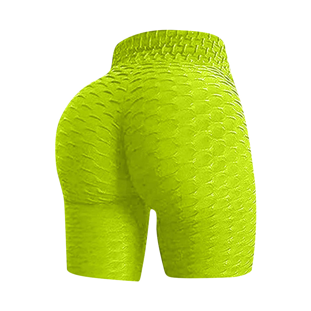 Milfness/AYW Workout Rider Honeycomb Capri Shorts Leggings high waisted nylon spandex booty lifting anti cellulite