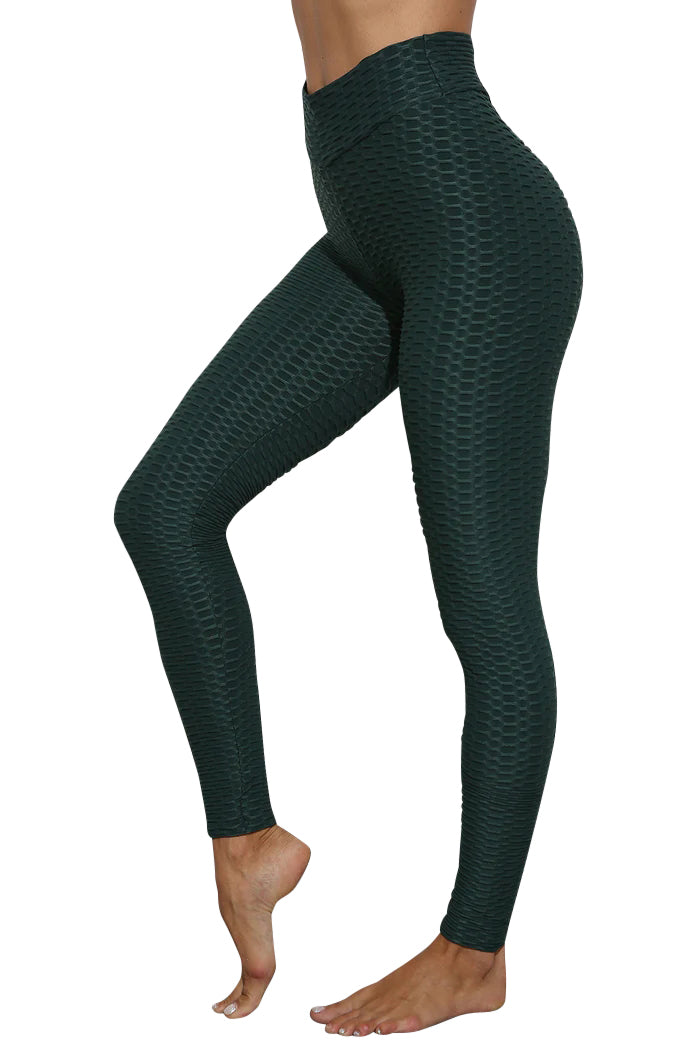 High Waist Honeycomb Seamless Workout Legging BB (Booty Builder)