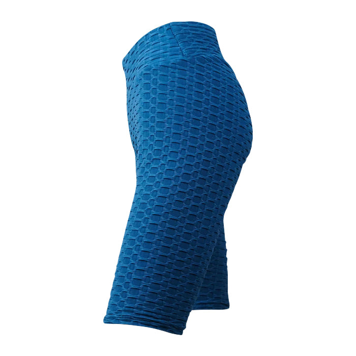 Milfness/AYW Workout Rider Honeycomb Capri Shorts Leggings high waisted nylon spandex booty lifting anti cellulite
