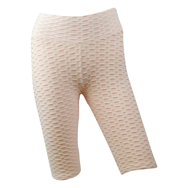 Milfness/AYW Workout Rider Honeycomb Capri Shorts Leggings high waisted nylon spandex booty lifting anti cellulite