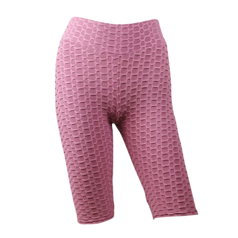 Milfness/AYW Workout Rider Honeycomb Capri Shorts Leggings high waisted nylon spandex booty lifting anti cellulite
