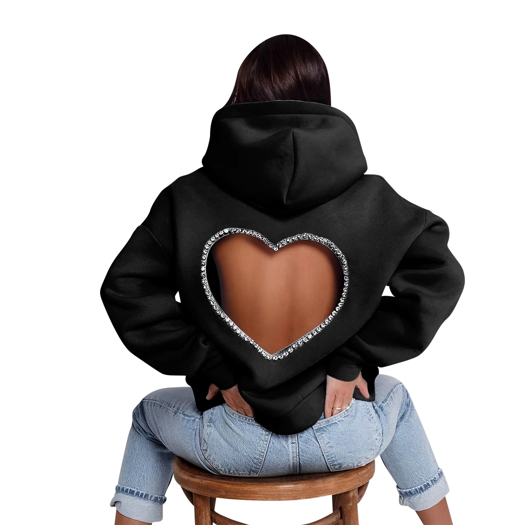 Pullover Hooded Loose Women's Sweater